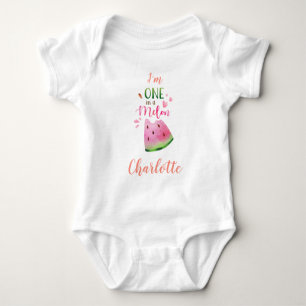 Watermelon Babybodysuite Ein Melonmädchen Baby Strampler