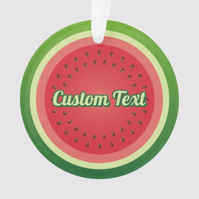 Watermelon Background Ornament (Vorderseite)