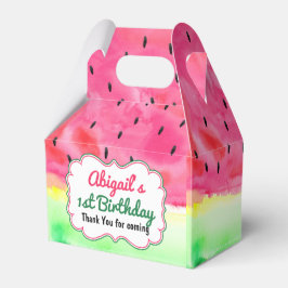 Watermelon Birthday Favor Box Personalisiert Geschenkschachtel