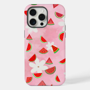 Watermelon Bloom - Fun Summer Floral Pattern" iPhone 15 Pro Max Hülle