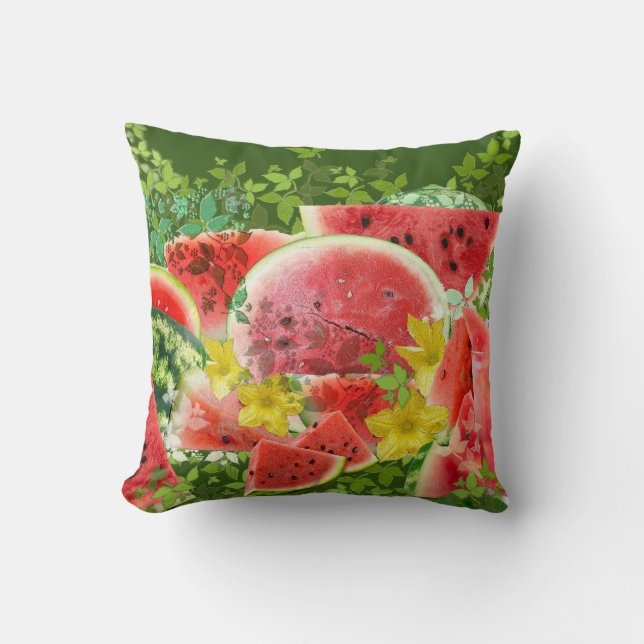 Watermelon Burst Kissen (Vorderseite)