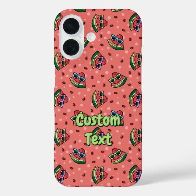 Watermelon Cartoon Pattern Case-Mate iPhone Hülle (Rückseite)