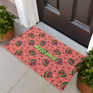 Watermelon Cartoon Pattern Doormat Fußmatte