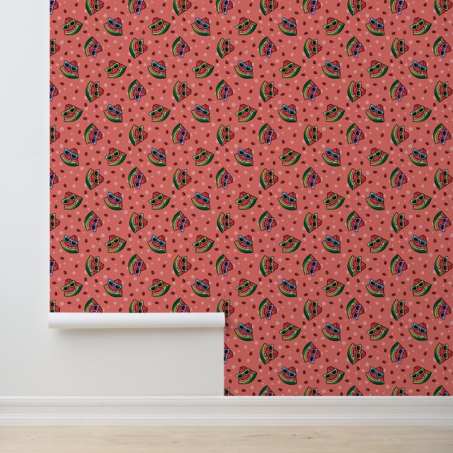 Watermelon Cartoon Pattern Tapete (Anwendung)