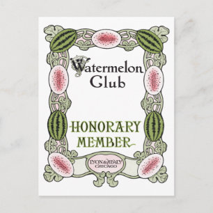 Watermelon Club Ragtime Postkarte