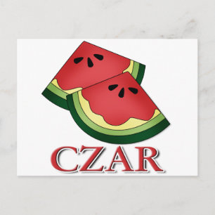 Watermelon Czar Postkarte