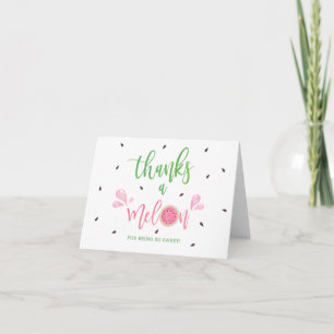 Watermelon Danke an Melon Dankeschön Card