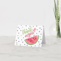 Watermelon Danke-Card