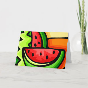 Watermelon Day August 3 Karte