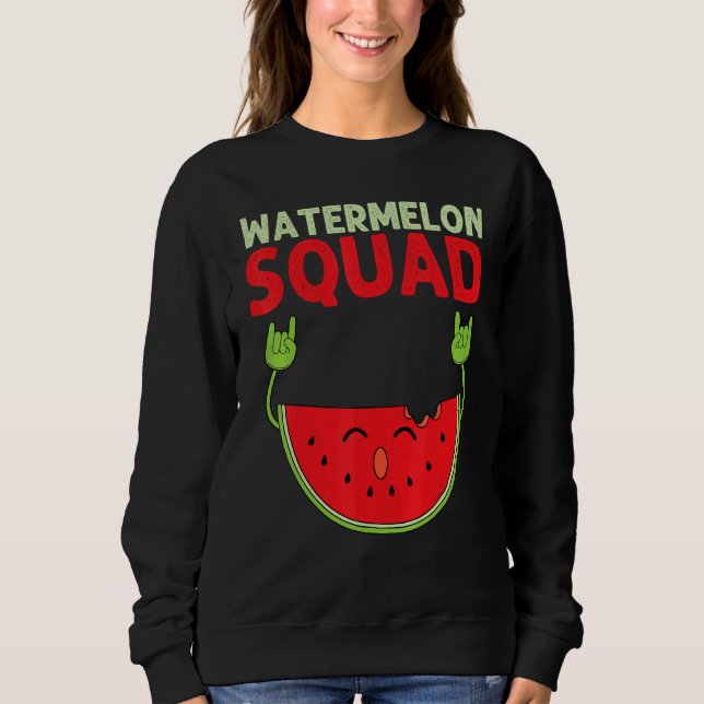 Watermelon Designs For Men Women Summer Fruit Eate Sweatshirt (Vorderseite)