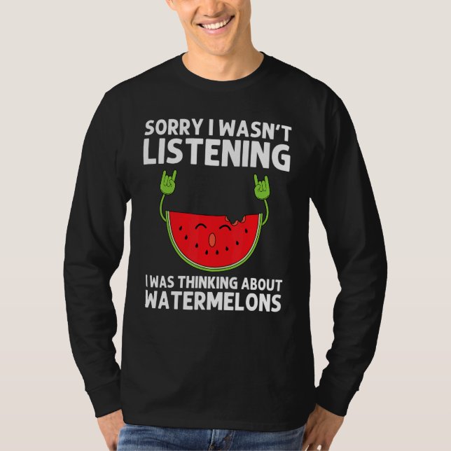 Watermelon Designs For Men Women Summer Fruit Eate T-Shirt (Vorderseite)