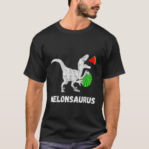 Watermelon Dinosaurier Funny Melon Dino Sommerfrüc T-Shirt