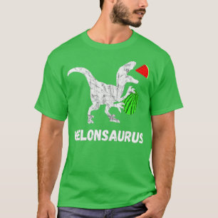 Watermelon Dinosaurier Funny Melon Dino Sommerfrüc T-Shirt