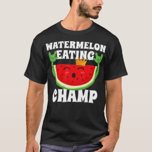 Watermelon Eating Champ Melon Wettbewerb T-Shirt