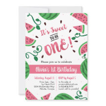 Watermelon Einladung zum Geburtstag