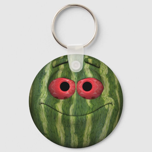 Watermelon Emoticon Schlüsselanhänger (Vorderseite)