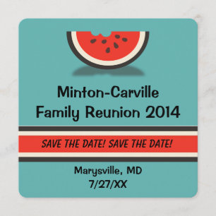 Watermelon Family Wiedersehen Save the Date