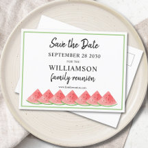 Watermelon Family Wiedersehen Save the Date