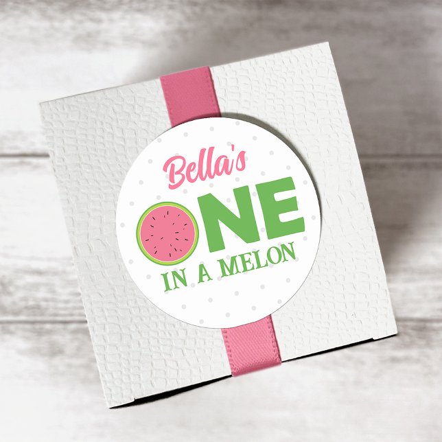 Watermelon First Birthday Sticker (Von Creator hochgeladen)