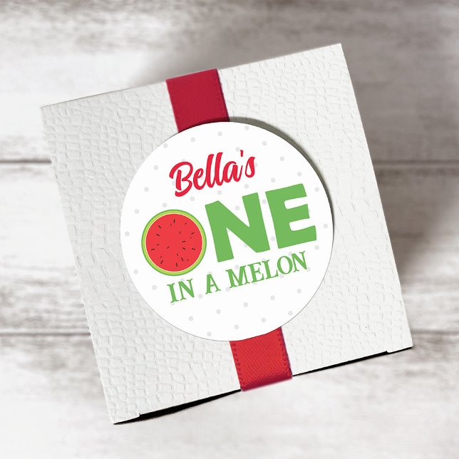 Watermelon First Birthday Sticker (Von Creator hochgeladen)