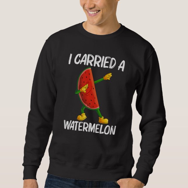Watermelon For Men Women Melon Fruit Plant   1 Sweatshirt (Vorderseite)
