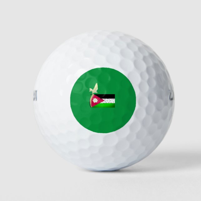 Watermelon Free Palestine Designs Golfball (Vorderseite)