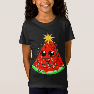 Watermelon Frucht Hawaiian Weihnachten Weihnachten T-Shirt