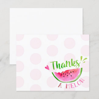 Watermelon Geburtstag Vielen Dank Einladung