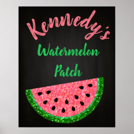 Watermelon Geburtstagspender, Welcom-Zeichen Poster