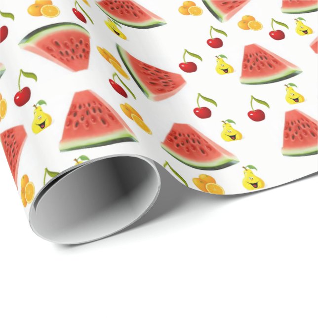 Watermelon Geschenkpapier (Rolleneckpunkt)