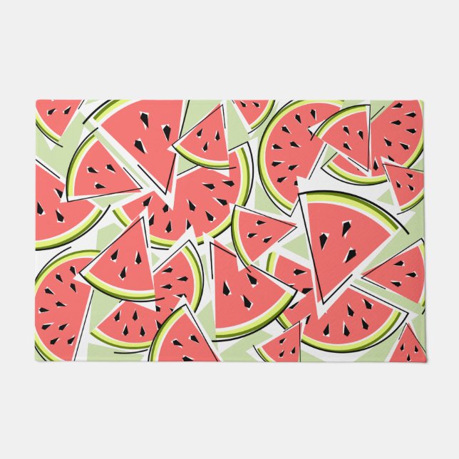 Watermelon Green Fußmatte (Vorderseite)