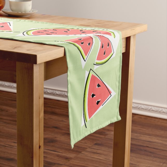 Watermelon Green Line Tischläufer (Beispiel)