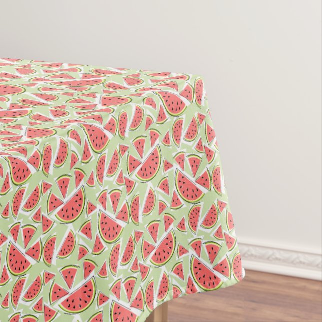 Watermelon Green Multi tablecloth kleines Pflaster Tischdecke (Beispiel)