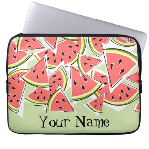 Watermelon Green Name Notebook-Hülle Laptopschutzhülle