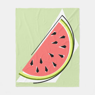 Watermelon Green Slice Fleecedecke