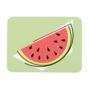 Watermelon Green Slice Magnet
