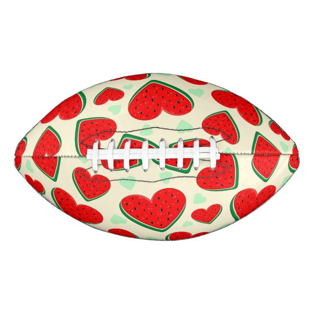 Watermelon Herzlich Willkommen am Valentinstag Football (Vorderseite)