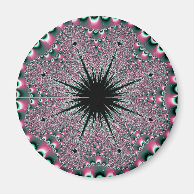 Watermelon Kaleidescope Magnet (Vorne)
