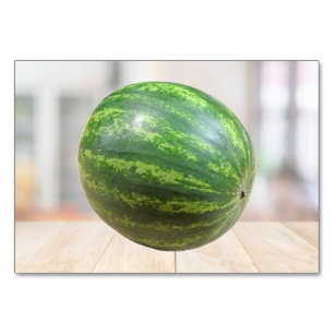 Watermelon Labeling Flashcard Picture Card Tischnummer