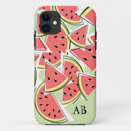 Watermelon 'Monogram' grüne iPhone Gehäuse vertika Case-Mate iPhone Hülle
