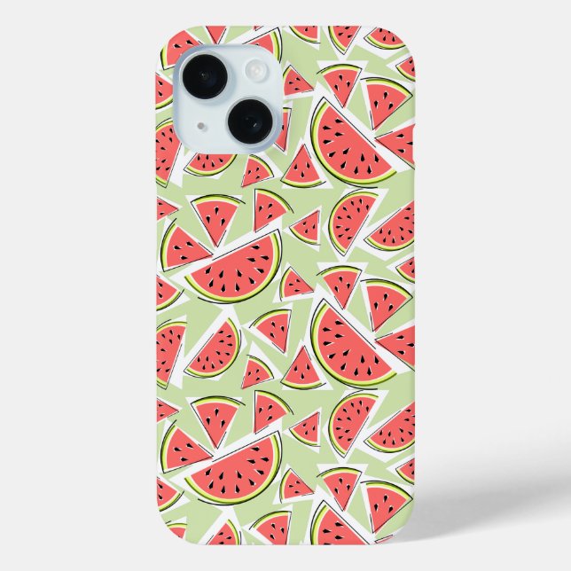 Watermelon Multi iPhone Gehäuse grün Case-Mate iPhone Hülle (Rückseite)