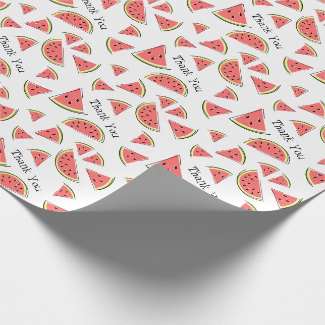 Watermelon Multi Vielen Dank Geschenkpapier (Ecke)