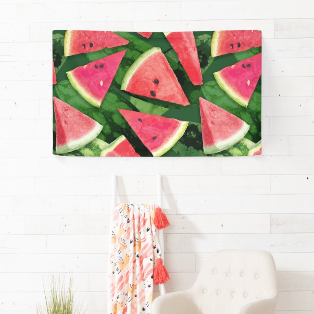 Watermelon-Muster Banner (Insitu)