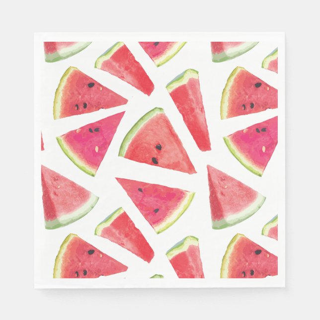 Watermelon-Muster Erstellung 2 Serviette (Vorderseite)