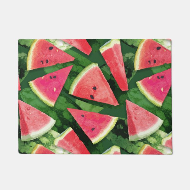 Watermelon-Muster Fußmatte (Vorderseite)
