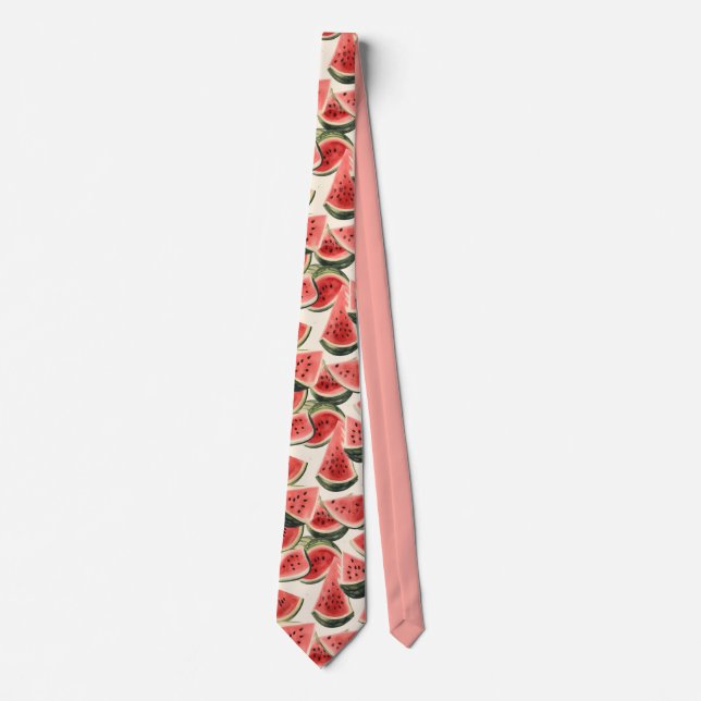 Watermelon Muster Krawatte (Vorderseite)