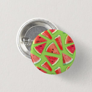 Watermelon-Muster Kreation 3 Button