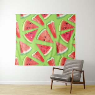 Watermelon-Muster Kreation 3 Wandteppich