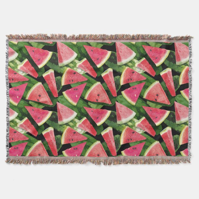 Watermelon-Muster Kreation 5 Decke (Vorderseite)