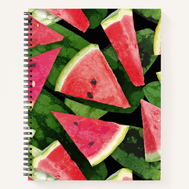 Watermelon-Muster Kreation 5 Notizbuch (Vorderseite)